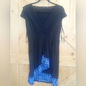 Elegant Apt. 9 Black and Blue Dress